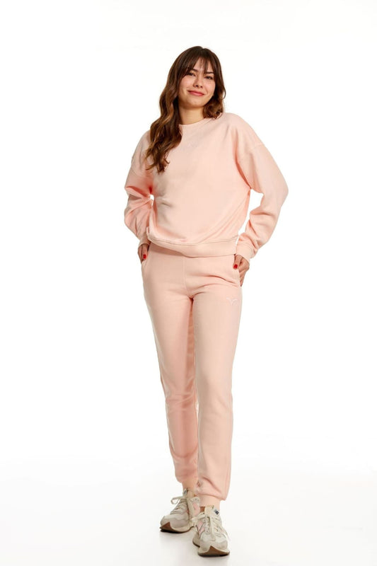 OVER THE CLOUDS PEMBE JOGGER SWEATPANT - Sweatpantler BIRDIEJAY